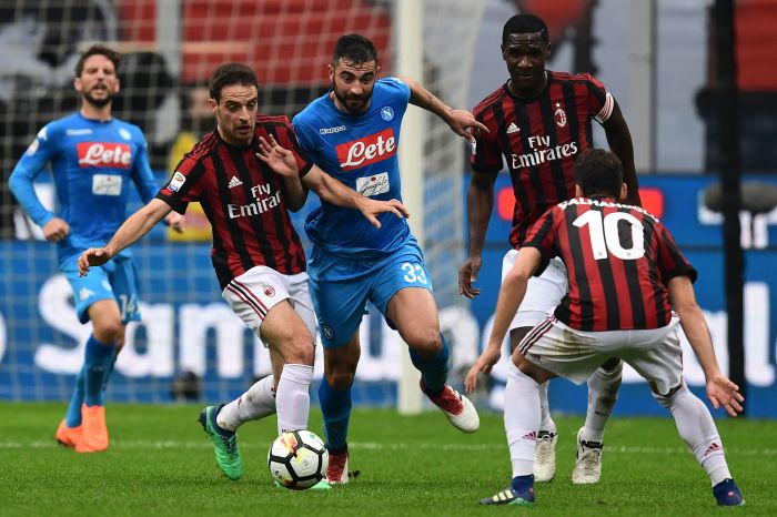 CHUTOGEL - Skema Permainan Milan vs Napoli di Serie A