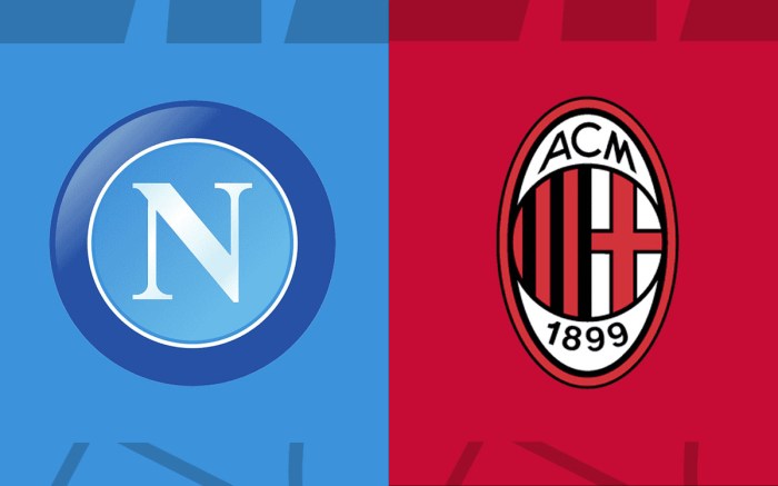 CHUTOGEL - Sejarah Laga Milan vs Napoli di Liga Champions