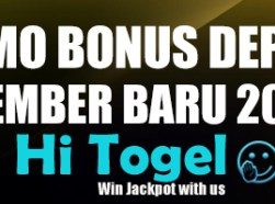 Promo deposit pertama untuk member baru CHUTOGEL